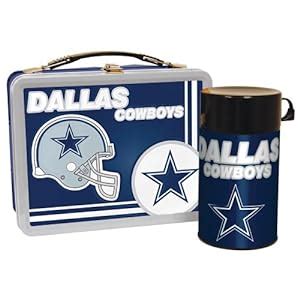 cowboy metal lunch box|dallas cowboys lunch tote.